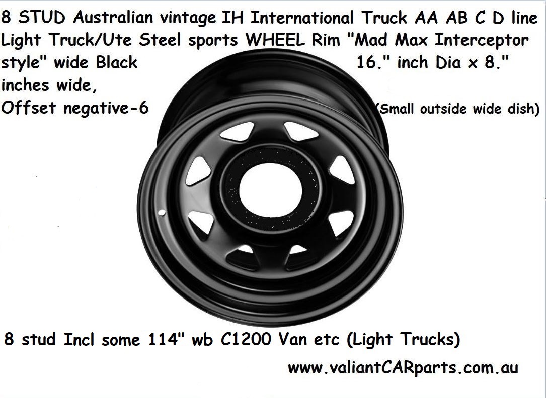 8_stud_vintage_IH_International_Truck_AA_AB_C_D_line_Steel_WHEEL_Rim_16x8_Wide_8x165.1_PCD