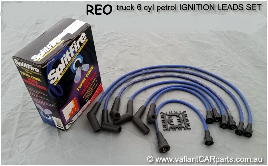 Aust_reo_truck_bus_Ignition_plug_leads_Gold_Comet