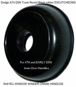 Dodge_AT4_D5N_Truck_Round_rubber_ESCUTCHEON-_WINDOW_WINDER_CRANK_HANDLE_